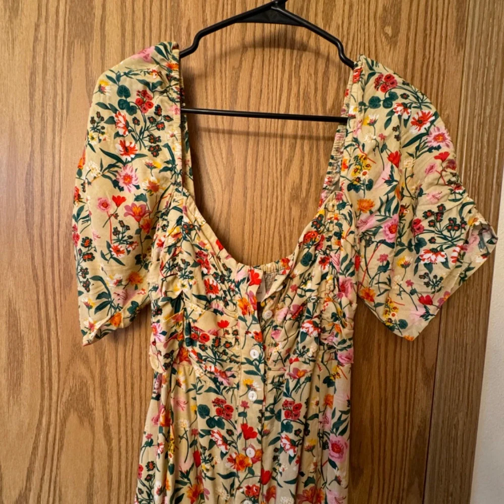 Balielf Lilit Cream Ruffled Tiered Midi Sundress - Picture 6 of 9